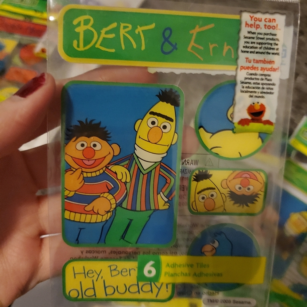 Sesame street scrapbook stickers